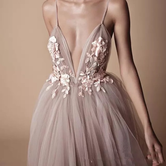 Blushing Ethereal Maxi Dress Special Occassion - Picture 4 of 8